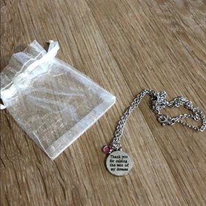 Mother in Law (groom) birth stone necklace